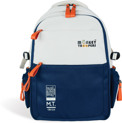 Monkey Troopers Bouje 27 L Laptop Backpack(Blue)