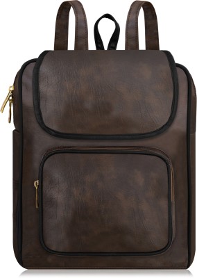 HR ENTERPRISE BP05 6.19 L Backpack(Brown, Black)