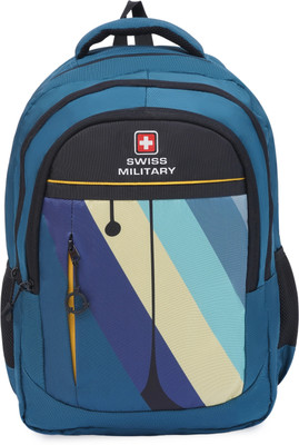 SWISS MILITARY Stylish Multicolor Backpack with Spacious Laptop Compartment - Ergonomic Design 31 L Backpack(Blue)