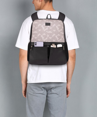 ZOUK Aravalli Abstract Office Backpack 16.5 L Laptop Backpack(Black)