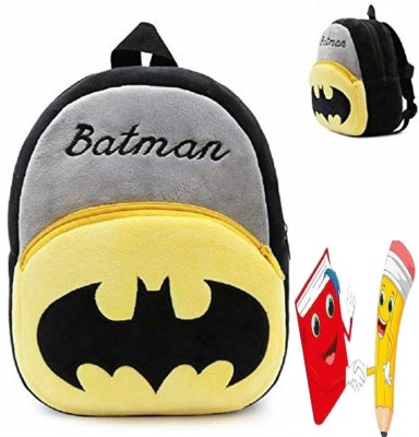 Bluemoon Kids School Bag For Kids Batman School Bag Soft Plus Toddler Cartoon Printed Bag 12 L Backpack(Multicolor)