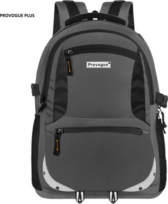 PROVOGUE PLUS Waterproof Febric CRUISER Unisex Casual Office Bag with Reflective Strip 37 L Laptop Backpack(Grey)