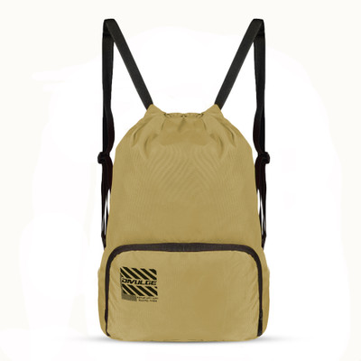 divulge Meteor Drawstring Bag Meteor Daypack, Drawstring bag, Sport Bag 17.5 L Backpack(Beige)