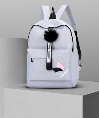 Flamebird FB-GREY,FASHION-0050_10 15 L Backpack(Grey)