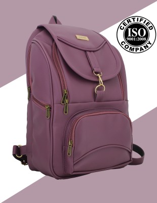 BIBO ladies stylish latest backpack . used to casual use school,college,office, 18 L Backpack(Pink)