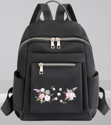 GAUSULWARA FANCY OFFICE BACKPACK FOR WOMEN AND GIRLS COLLEGE BAG 10 L Backpack(Black)