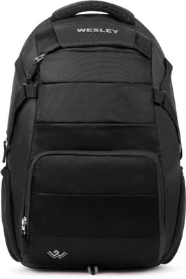 WESLEY Ignite Waterproof Unisex Office /College /Business 35 L Laptop Backpack(Black)