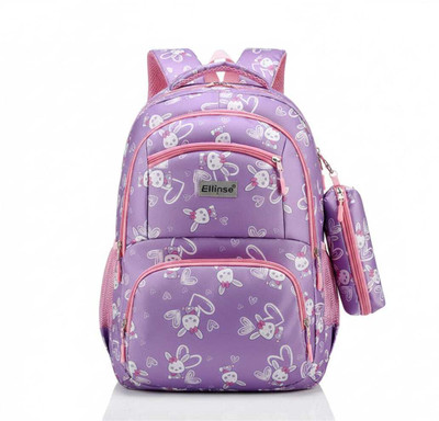 Ellipse trendy Quality School CollegeTution,Coaching Bag For Girls&Women School Bag 36 L Backpack(Purple)