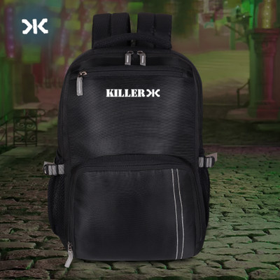 KILLER SPILTY ARC STYLISH LAPTOP BAGPACK WITH RAIIN COVER 40 L Laptop Backpack(Blue)