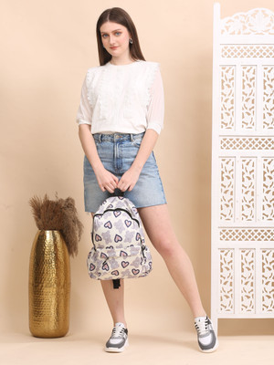 ARADHNA Women , Shoulder Bag,BACKPACK 15 L Backpack(White)