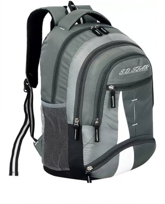 SD Star Medium Waterproof Schoo/College Bag 40 L Laptop Backpack(Grey)
