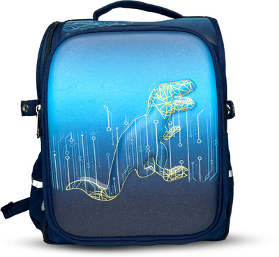 Sageware 3D Stylish Design School Bag for Kids Boys Trendy Backpack for School & Travel 18 L Backpack(Blue)