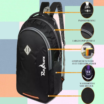 Reprox BACKPACK 30 L Laptop Backpack(Black)