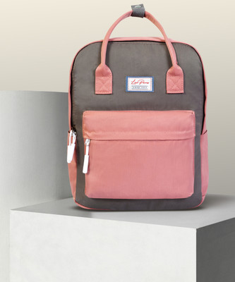 LINO PERROS LWBKP00008GREY-PINK 13 inch Laptop Backpack(Pink)