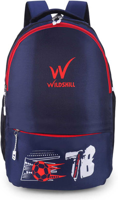 WILDSKILL Lightweight & Compact Build School bags and Laptop Bag 35 L Backpack(Blue)
