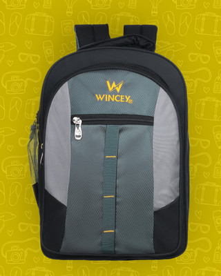Wincey Stylish & Durable School Backpack | Large-Capacity Casual Bag 75 L Backpack(Black)