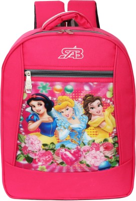 SAB Bags School Bag for Kids Barbie 3D Character (LKG To 2nd Standard) Unisex Waterproof 30 L Backpack(Pink)