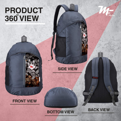 C K CREATIONS 30L Digital Print Laptop Backpack Large College & Office Bag with 15.6'' Sleeve 30 L Laptop Backpack(Black)