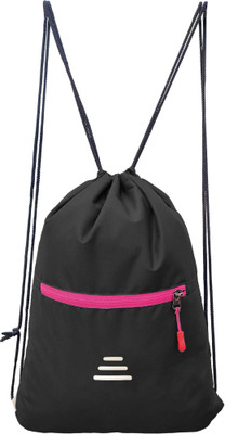 Cp Bigbasket 3-Bar-DS-Black-PinkZip_10 12 L Backpack(Black, Pink)