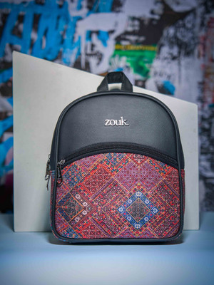 ZOUK Dalila Mini-Daypack - Bhuj Rabari 4.01 L Backpack(Multicolor)