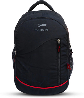 rocksun 35L Laptop Backpack For Men & Women Attractive Stylish & Waterproof Backpack 35 L Laptop Backpack(Black, Orange)