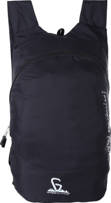 GreenLands Packable Backpack BLK 20 L Backpack(Black)