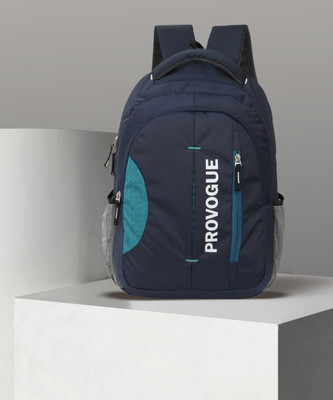 PROVOGUE Upto 15.6 inch High Quality school/college/Office Bag/Travling/shoulder bag 40 L Laptop Backpack(Blue, Tan)