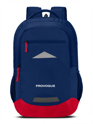 PROVOGUE 3 Compartment Premium Office/College/School Bag for upto 15.6 48 L Laptop Backpack(Blue, Red)