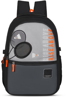 Priority Sonata 002 College Bag BLK 42 L Backpack(Black)