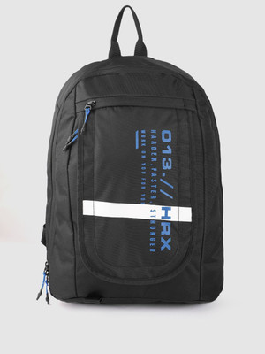 HRX by Hrithik Roshan Unisex Printed Backpack 23 L Backpack(Black)