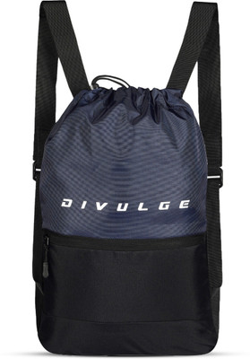 divulge Achiever NAVY DRAWS 17.5_11 17.5 L Backpack(Black)