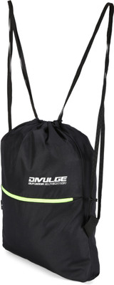 divulge NINJAA BLACKK DRAWSTRINGG_10 18 L Backpack(Black)