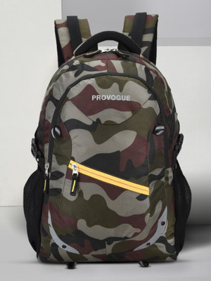 PROVOGUE Spacy unisex bag with rain cover and reflective strip 35 L Laptop Backpack(Multicolor)
