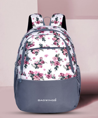 BAGWINGS BW001 ||mini backpack || backpack || casual bag 15L 15 L Laptop Backpack(Grey, White)