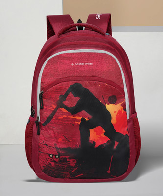 NASHER MILES Cricket Backpack for Men & Women | 3 compartment/Casual/College Bag | Red, 45L 45 L Backpack(Red)