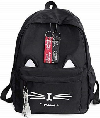 TEZONE BLACK MEEOW_15 25 L Backpack(Black)