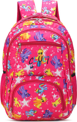 Cluci Design Print School, College & office Bag For Girls 35 L Backpack(Multicolor)