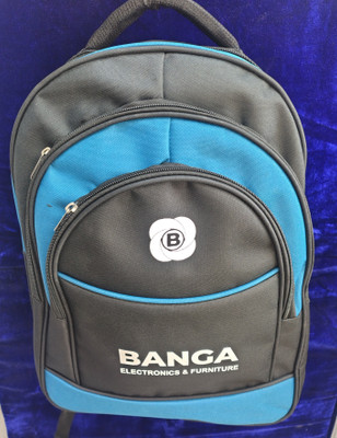 Banga STYLISH 3 ZIPPER COMPARTMENT FOR DAILY USE TOUGH QUALITY, DUST PROOF 35 L Backpack(Black)