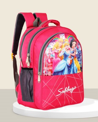 aksa Primary School Bag for Kids 3D Character KG to 2nd Standard Unisex Waterproof 30 L Backpack(Pink)