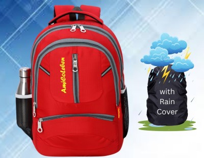 Amicoleben Versatile and Durable Waterproof Bag - perfect for School, College, Office! 30 L Backpack(Red)