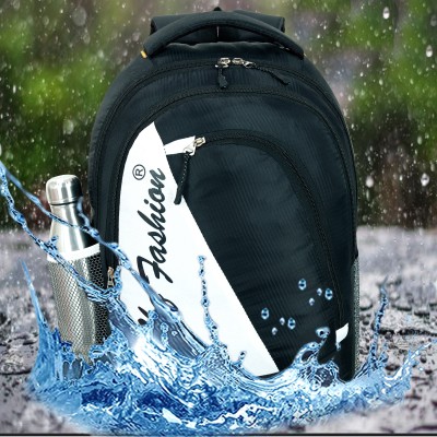 NHQ FASHION Casual unisex Backpack school college laptop travel bag office bag 40 L Laptop Backpack(Black)