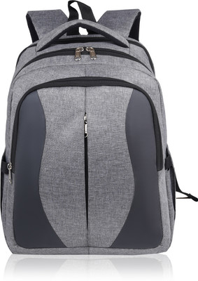 PREVAILER Water-Resistant Backpack for School, College, Travel & Casual Daily Use 30 L Laptop Backpack(Grey, Black)