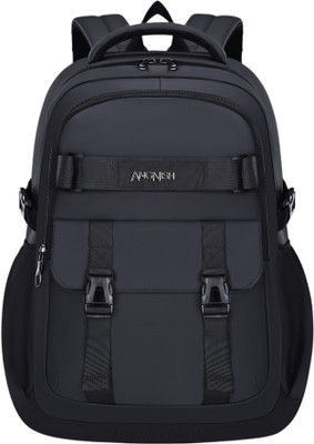 angnish Casual Unisex Backpack For College, Office or School 30 L Backpack(Black)