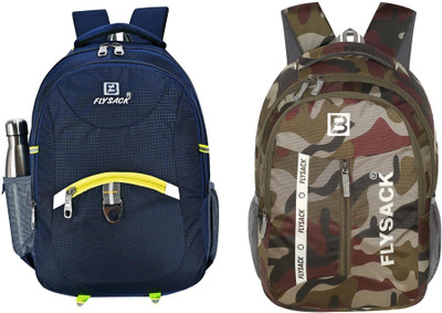 FLYSACK Everyday Versatile Casual Durable Stylish Multi-Purpose Classic Backpack 35 L Backpack(Blue, Multicolor)