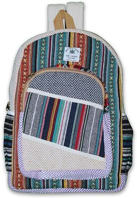 Dcrab Laptop Backpack Himalayan Hemp Laptop Bag-AS3 19 L Laptop Backpack(Multicolor)