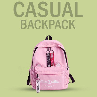 TEZONE Pink_@ cat_@@ _1pc_13 20 L Backpack(Pink)