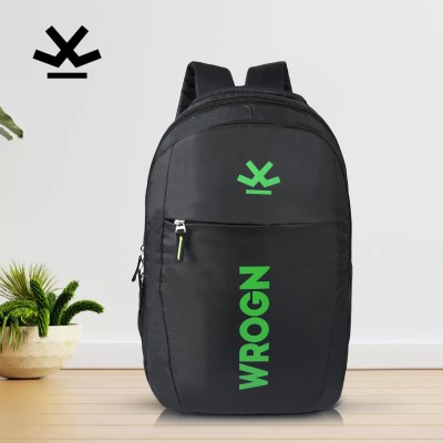 WROGN Zoom unisex backpack fits upto 15.6 Inches/college bag/school bag/tuition bag 30 L Laptop Backpack(Black)