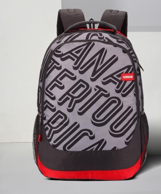 AMERICAN TOURISTER POPIN CASUAL 01 - GREY 31 L Backpack(Red, Grey)