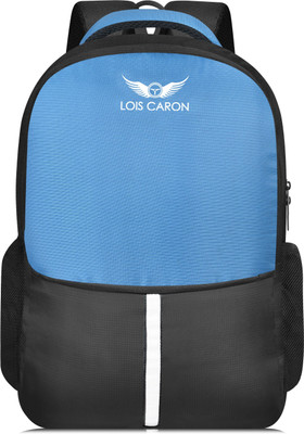LOIS CARON LCB-015 BLUE COLOR LAPTOP BACKPACK HI STORAGE 30 L Laptop Backpack(Blue)