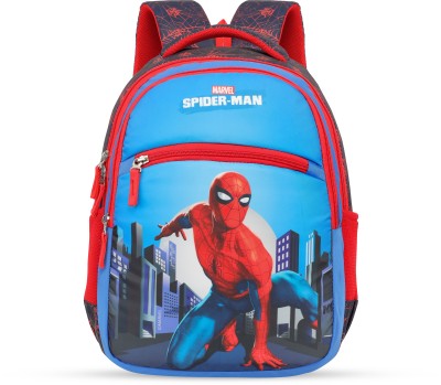 Priority 16 inch Hersheys 002 Marvel Spiderman Printed Royal Blue 27 L Backpack(Blue)